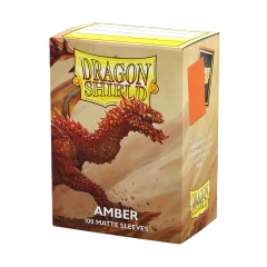 Dragon Shield Sleeves: Matte Amber (Box of 100)